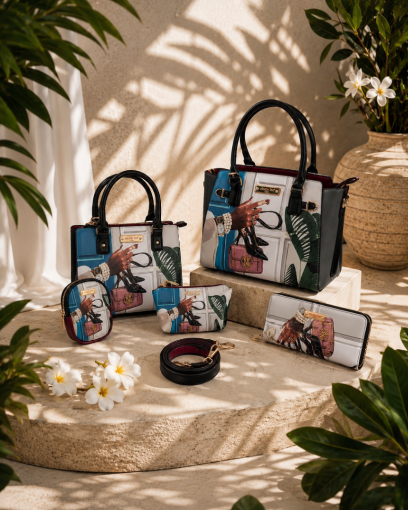 CARTERA NICOLE LEE SET 5PCS EMOTION