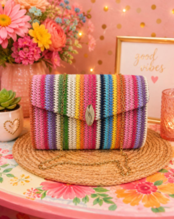 CARTERA EN FORMA DE SOBRE EN COLORES