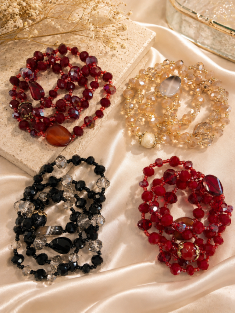 PULSERAS GEMS CLEAR