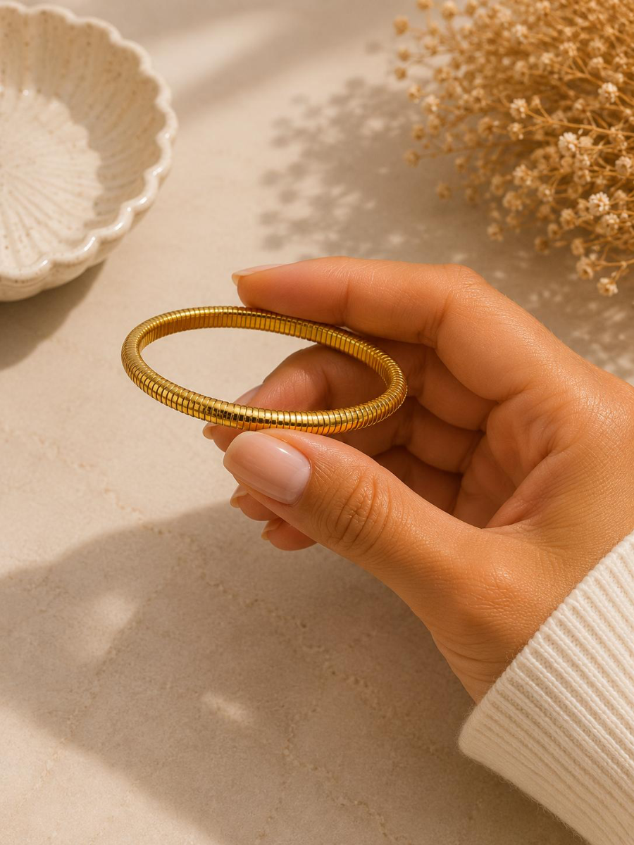 BANGLE DORADO ELASTICO PEQUENO