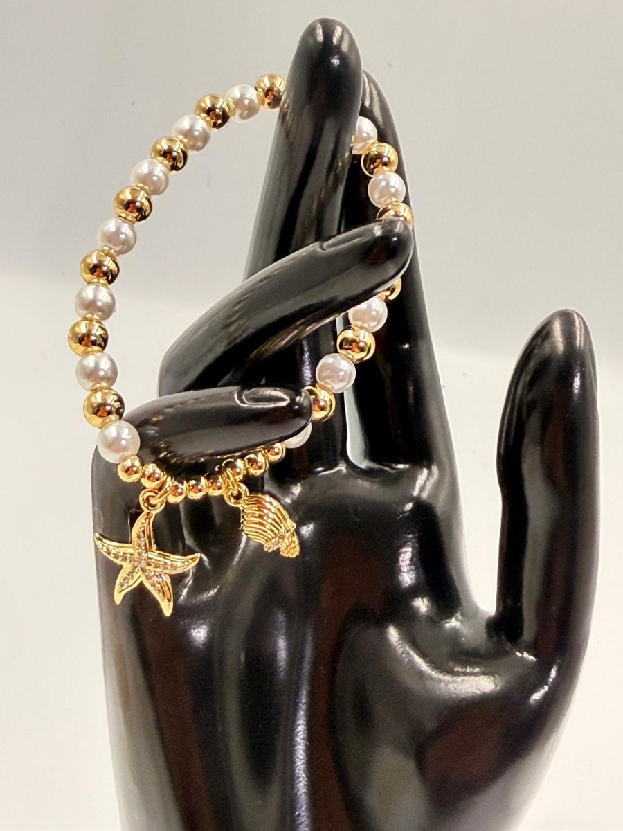 PULSERA STARFISH WITH CORRAL
