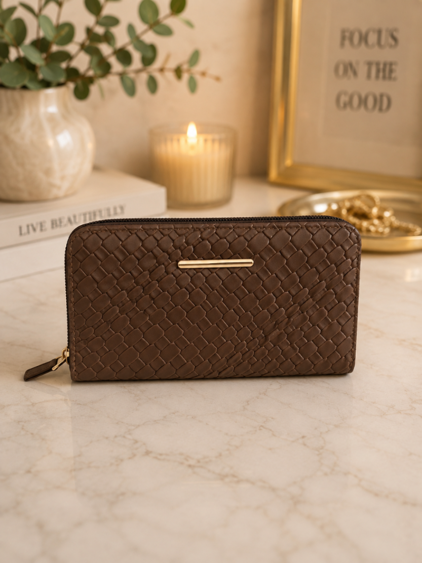 WALLET MARRON