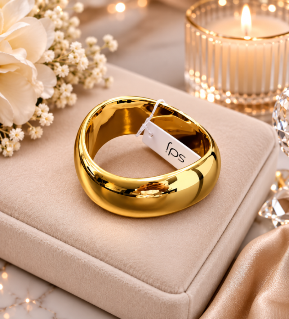 BANGLE EN DORADO ANCHO