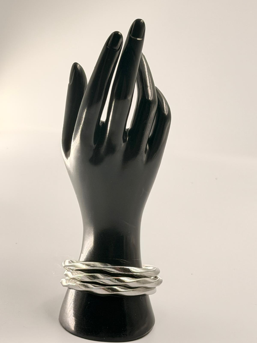 BANGLES EN PLATA SERPIENTE